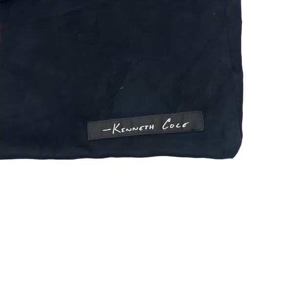 Kenneth Cole New York Leather Tote Brown Slouchy Medium Bag 11x10x8 Work Travel - Picture 15 of 16